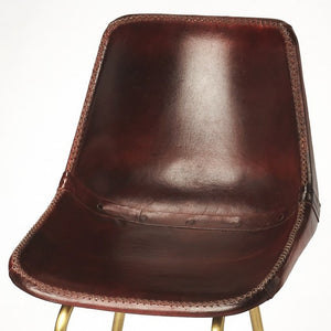 Loft Leather Bar Stool