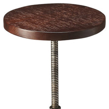 Load image into Gallery viewer, Antique Wood and Metal Bar Stool
