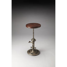 Load image into Gallery viewer, Antique Wood and Metal Bar Stool