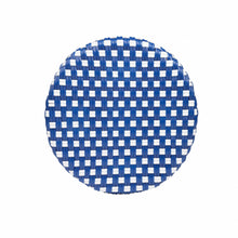 Load image into Gallery viewer, Blue and White Rattan Counter Stool