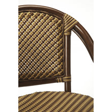 Load image into Gallery viewer, Dark Brown Rattan Bar Stool