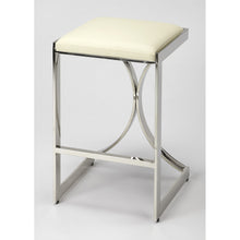 Load image into Gallery viewer, Silver Plated Counter Stool