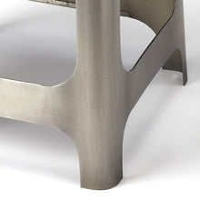 Load image into Gallery viewer, Iron and Leather Counter Stool