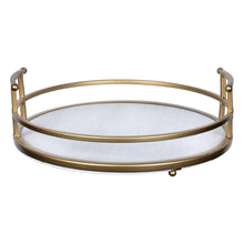 Load image into Gallery viewer, Farmhouse Style Gold Decorative Tray