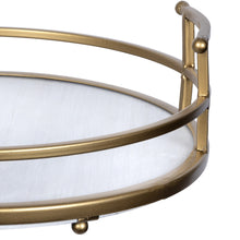 Load image into Gallery viewer, Farmhouse Style Gold Decorative Tray