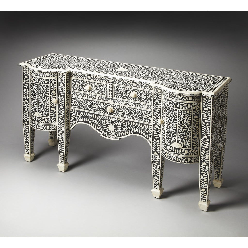 Victoria Black Bone Inlay Buffet