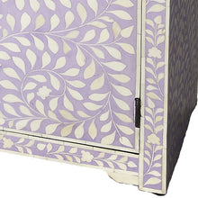 Load image into Gallery viewer, Vivienne Lavender Bone Inlay Console Chest