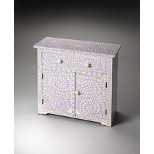 Load image into Gallery viewer, Vivienne Lavender Bone Inlay Console Chest