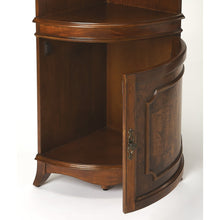 Load image into Gallery viewer, Dowling Olive Ash Burl Corner Cabinet