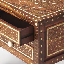 Load image into Gallery viewer, Chevrier Wood &amp; Bone Inlay Accent Chest