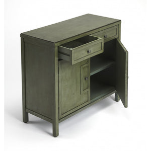 Imperial Green Console Cabinet