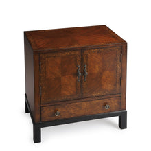 Load image into Gallery viewer, Courtland Cherry &amp; Burl Accent Cabinet