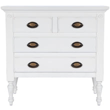 Load image into Gallery viewer, Easterbrook White 4 Drawer Chest