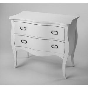 Rochelle White 2 Drawer Chest