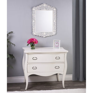 Rochelle White 2 Drawer Chest