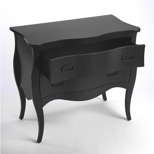 Black 2 Drawer Chest