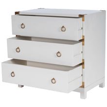 Load image into Gallery viewer, Forster Glossy White Campaign Chest