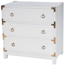 Load image into Gallery viewer, Forster Glossy White Campaign Chest