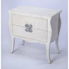 Load image into Gallery viewer, Felicia White Raffia Accent Chest