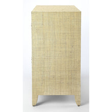 Load image into Gallery viewer, Amelle Cream Raffia 4 Drawer Accent Chest