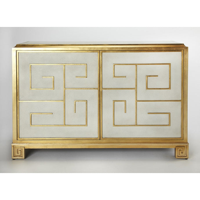 Bello Leather Console Cabinet