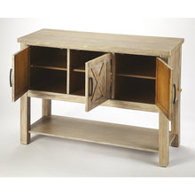 Load image into Gallery viewer, Rustic Natural Urban Gray Buffet Cabinet