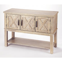 Load image into Gallery viewer, Rustic Natural Urban Gray Buffet Cabinet