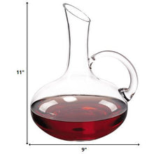 Load image into Gallery viewer, Genie Mouth Blown Lead Free Crystal Wine Carafe