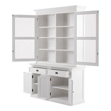 Load image into Gallery viewer, Classic White Glass Display Hutch