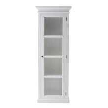 Load image into Gallery viewer, Classic White and Glass Door Storage Cabinet