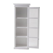 Load image into Gallery viewer, Classic White and Glass Door Storage Cabinet