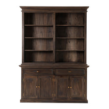 Load image into Gallery viewer, Classic Black Wash Display Hutch
