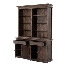 Load image into Gallery viewer, Classic Black Wash Display Hutch