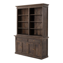 Load image into Gallery viewer, Classic Black Wash Display Hutch