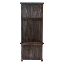 Load image into Gallery viewer, Black Wash Bookshelf Hutch