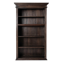 Load image into Gallery viewer, Black Wash Bookshelf Hutch