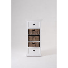 Load image into Gallery viewer, Classic White Storage Cabinet with Basket Set