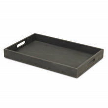 Load image into Gallery viewer, Minimalist Black Wooden Tray