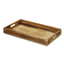 Load image into Gallery viewer, Minimalist Brown Wooden Tray