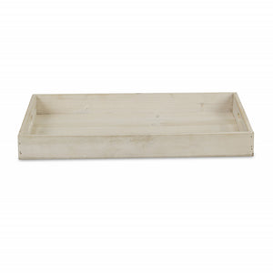 Minimalist Light Gray Wooden Tray