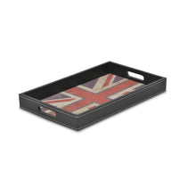 Load image into Gallery viewer, Union Jack Faux Leather Serving Tray