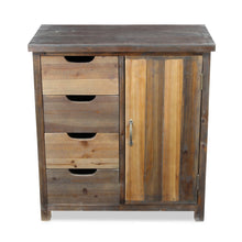 Load image into Gallery viewer, Rustic Natural Accent Storage Cabinet
