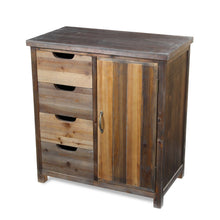 Load image into Gallery viewer, Rustic Natural Accent Storage Cabinet