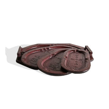 Load image into Gallery viewer, Set of Four Handmade African Leather Trays