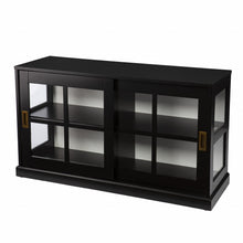 Load image into Gallery viewer, Dynasty Contemporary Black and White Low Curio Cabinet
