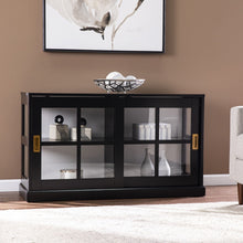 Load image into Gallery viewer, Dynasty Contemporary Black and White Low Curio Cabinet