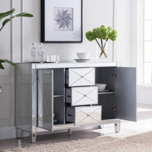 Load image into Gallery viewer, Glamorous Mirrored Bling Multi Storage Accent Cabinet