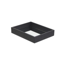 Load image into Gallery viewer, Black Shagreen Mirrored Tray