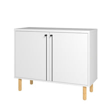 Load image into Gallery viewer, Iko White Modern Sideboard Double Door Cabinet