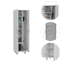 Load image into Gallery viewer, White Versatile Tall Pantry or Laundry Cabinet